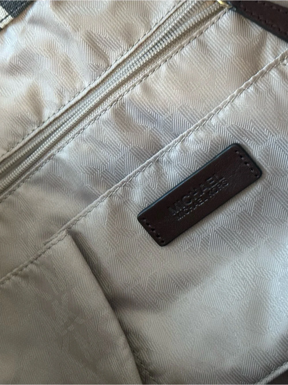 Michael Kors | Black & White Zebra Canvas Tote - Picture 8 of 8
